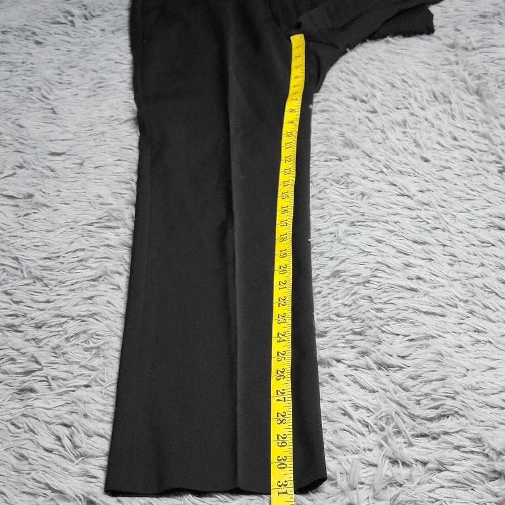 Banana Republic Cerruti Dress Pants Mens Size 31x32 Black Wool Tailored Slim Fit